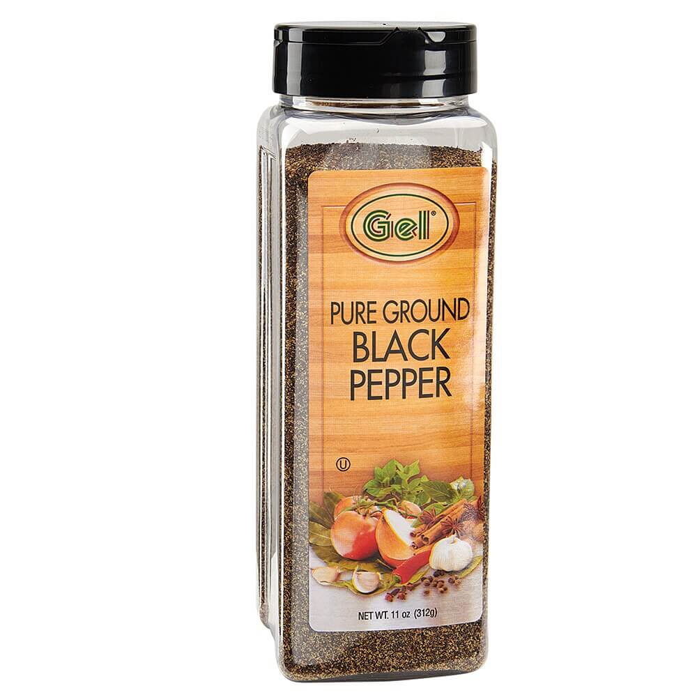 Gel Pure Ground Black Pepper, 11 oz