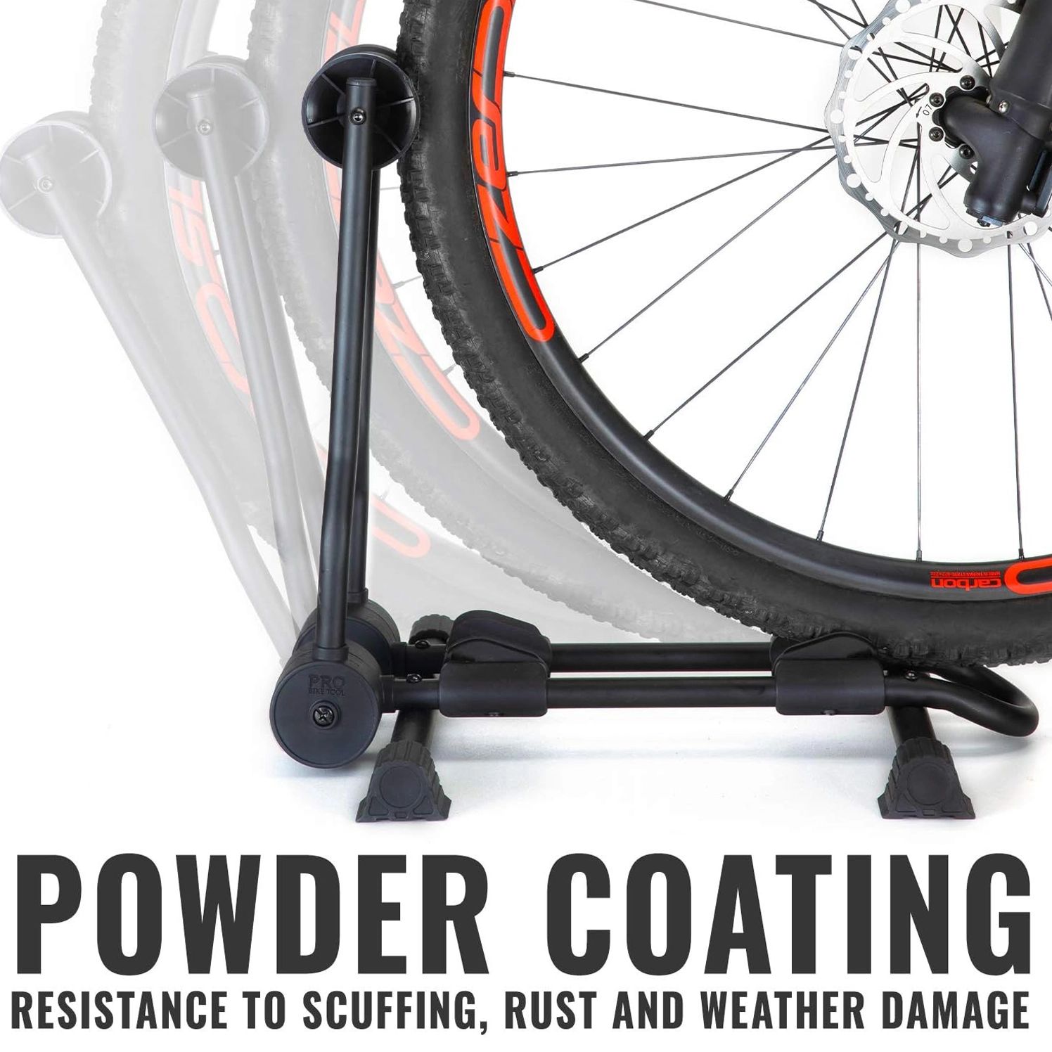 PRO BIKE TOOL Bike Floor Stand, Black