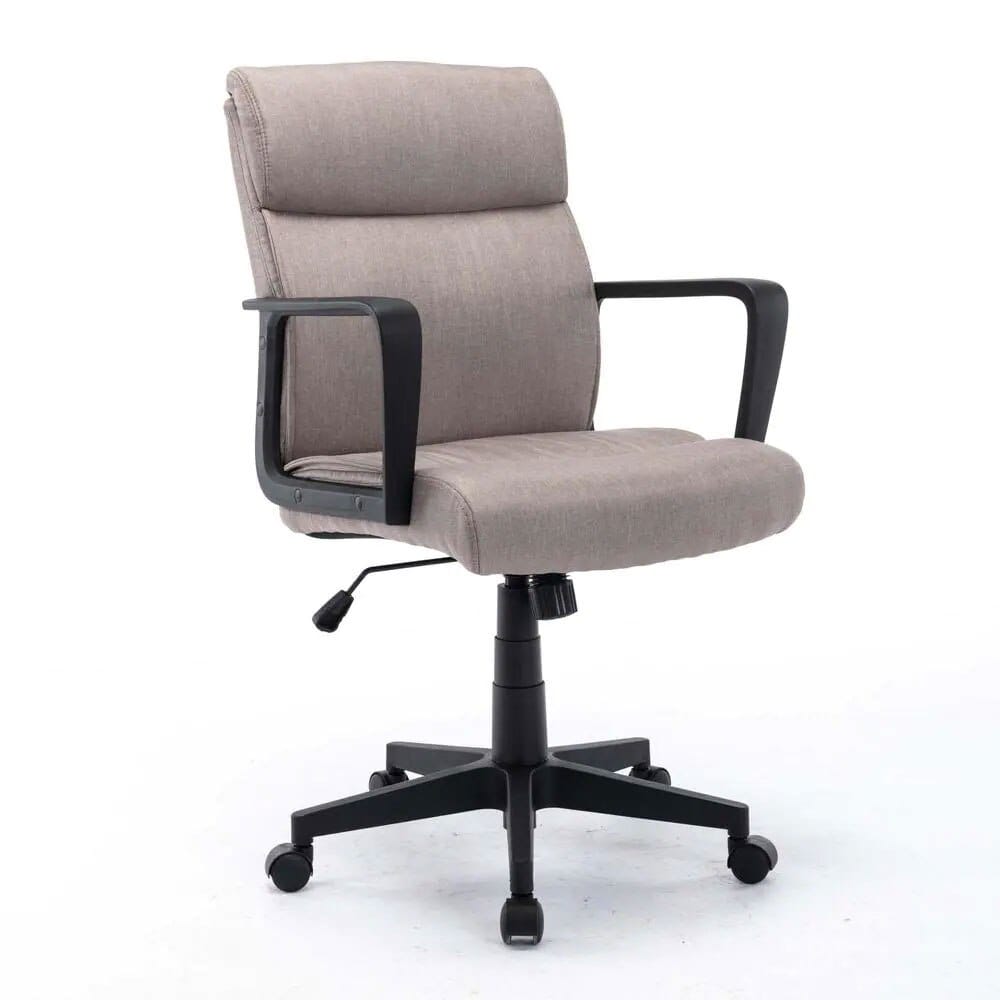 Mid-Back Executive Swivel Task Chair, Brown