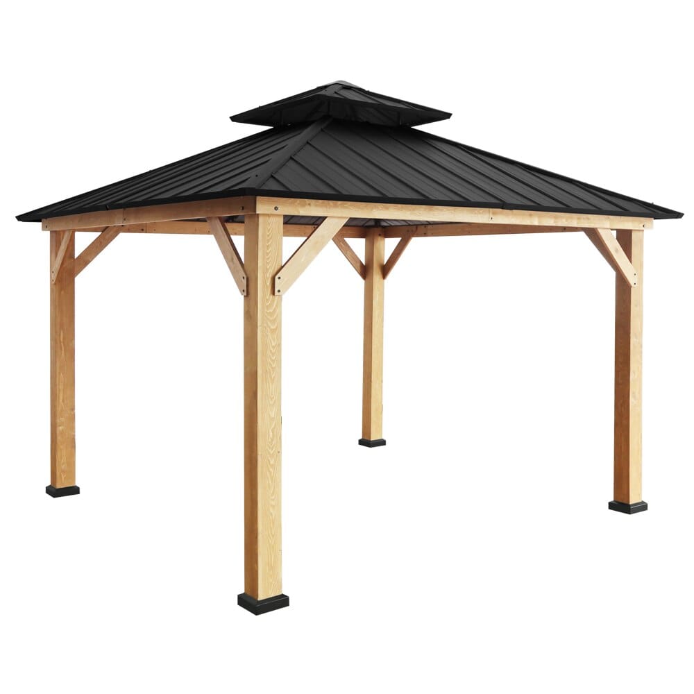 10' x 10' Cedar Wood Gazebo