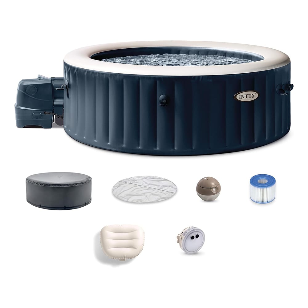 INTEX PureSpa 6-Person Inflatable Hot Tub with Energy-Efficient Spa Cover