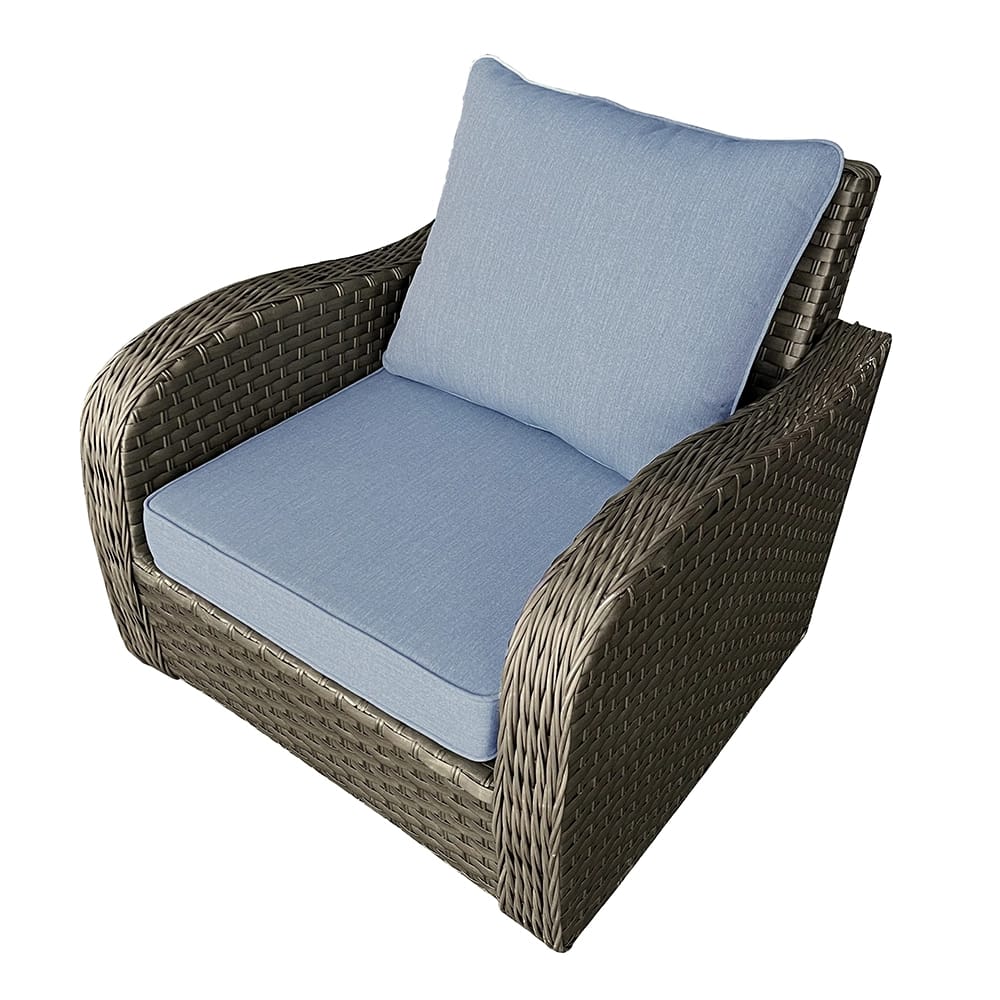 OutdoorLiving Furnishings Acrylic Deep Seat Patio Cushion with 3M Scotchgard, Denim