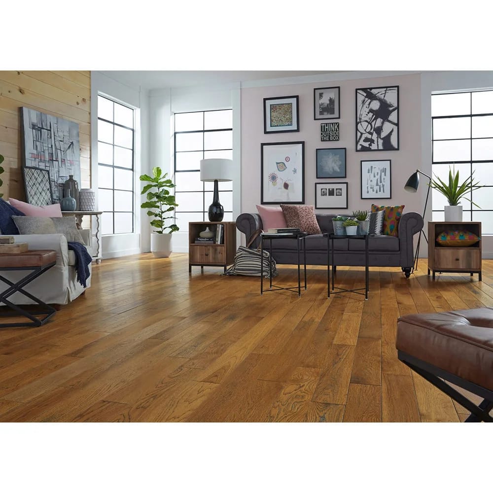 Bellawood Artisan 3/4" Pepperell Hickory Solid Hardwood Flooring, Copper, 23.5 sq. ft. ($8.50/sq. ft.)