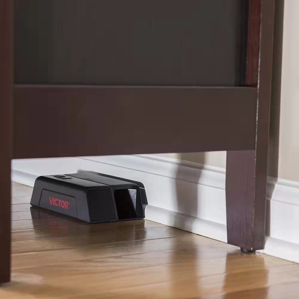 Victor Battery-Powered Instant-Kill Indoor Electronic Mouse Trap, 2 Pack