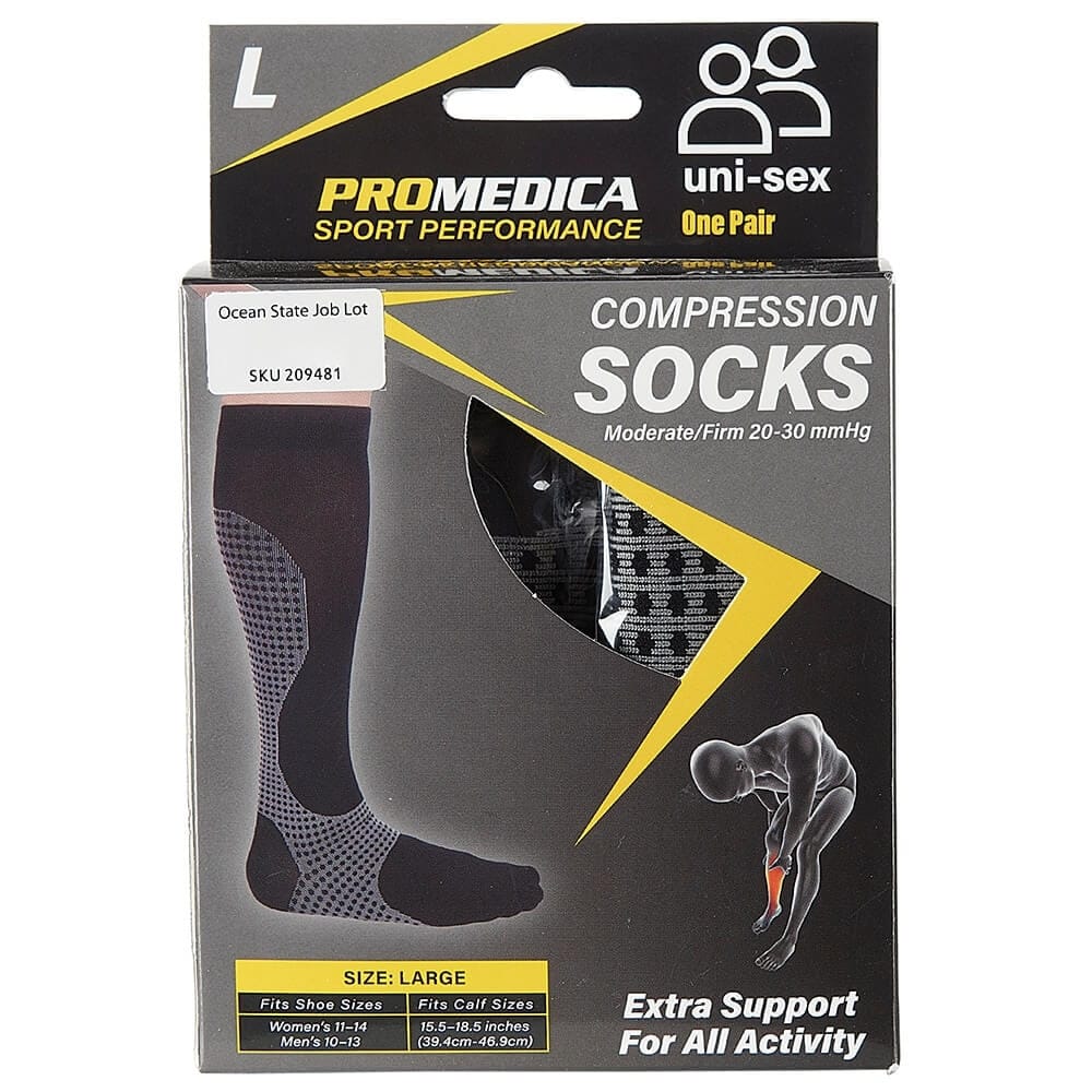 Promedica Sport Performance Uni-Sex Compression Socks, Large