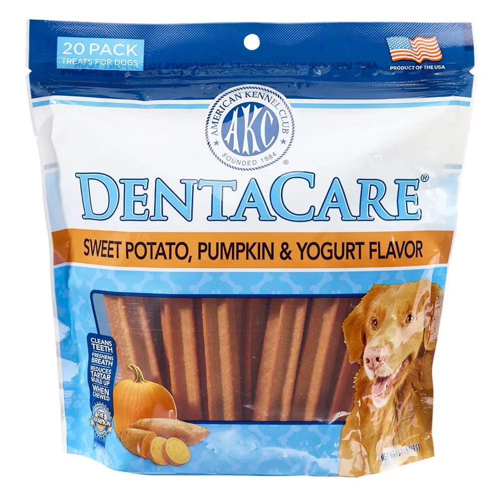 American Kennel Club Dentacare Sweet Potato, Pumpkin & Yogurt Flavor Dog Treats, 20 pk.
