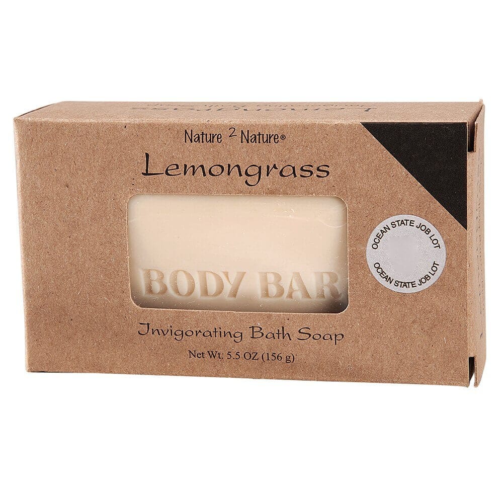 Nature 2 Nature Lemongrass Invigorating Bath Soap, 5.5 oz