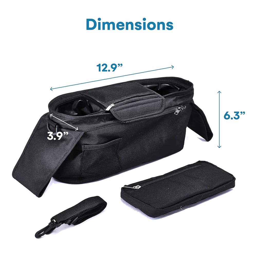 Enovoe Stroller Organizer, Black
