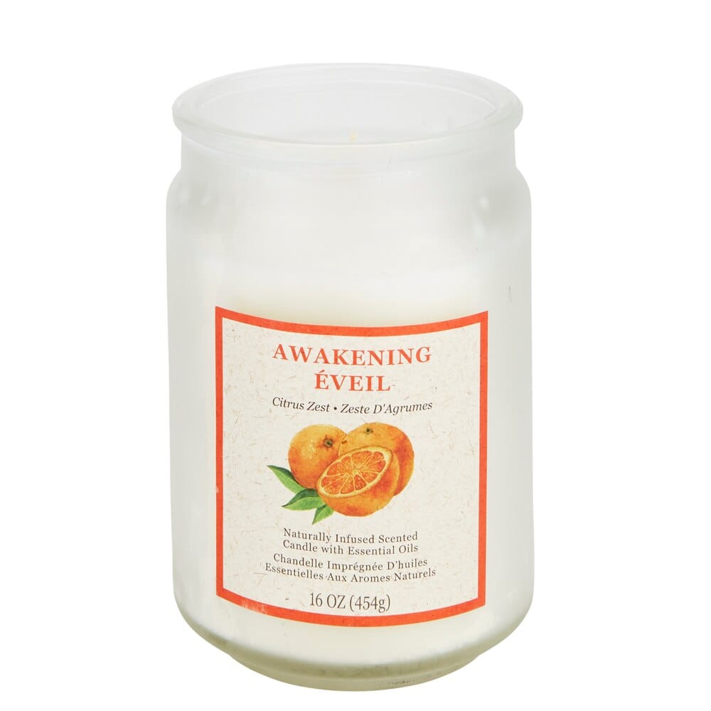 Awakening Eveil Citrus Zest Scented Jar Candle, 16 oz
