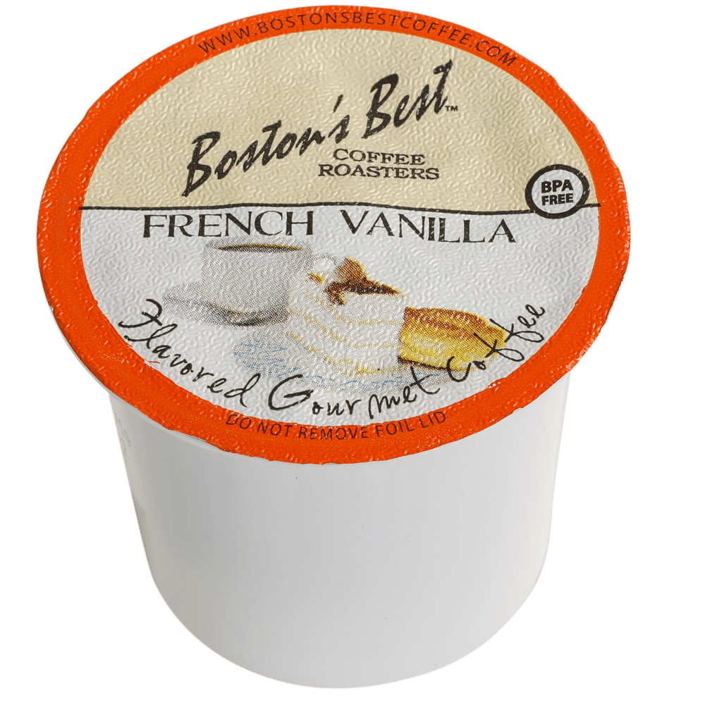 Boston's Best French Vanilla Flavored Gourmet Coffee Cups, 42 Count