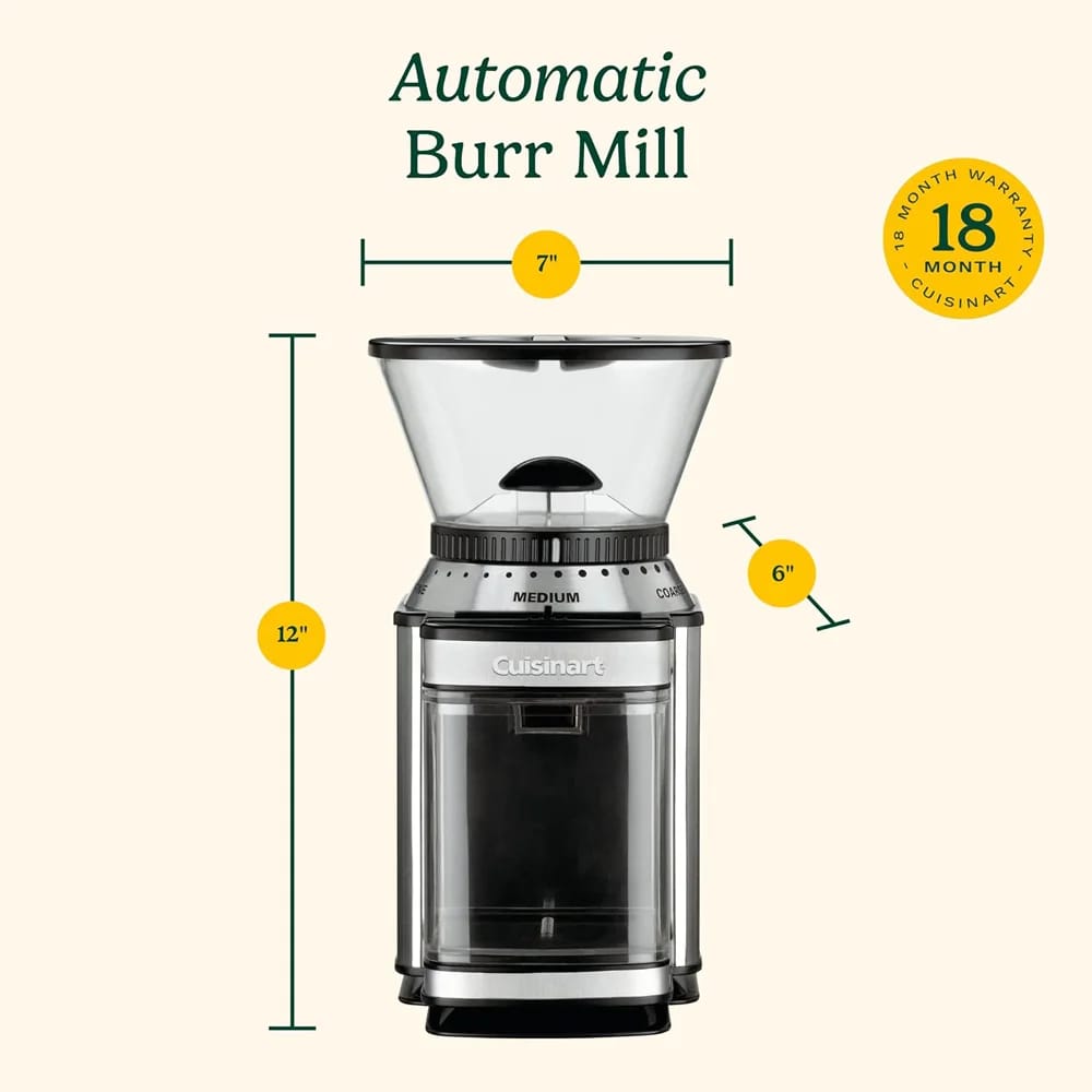 Cuisinart Electric Burr One-Touch Coffee Grinder (Factory Refurbished)