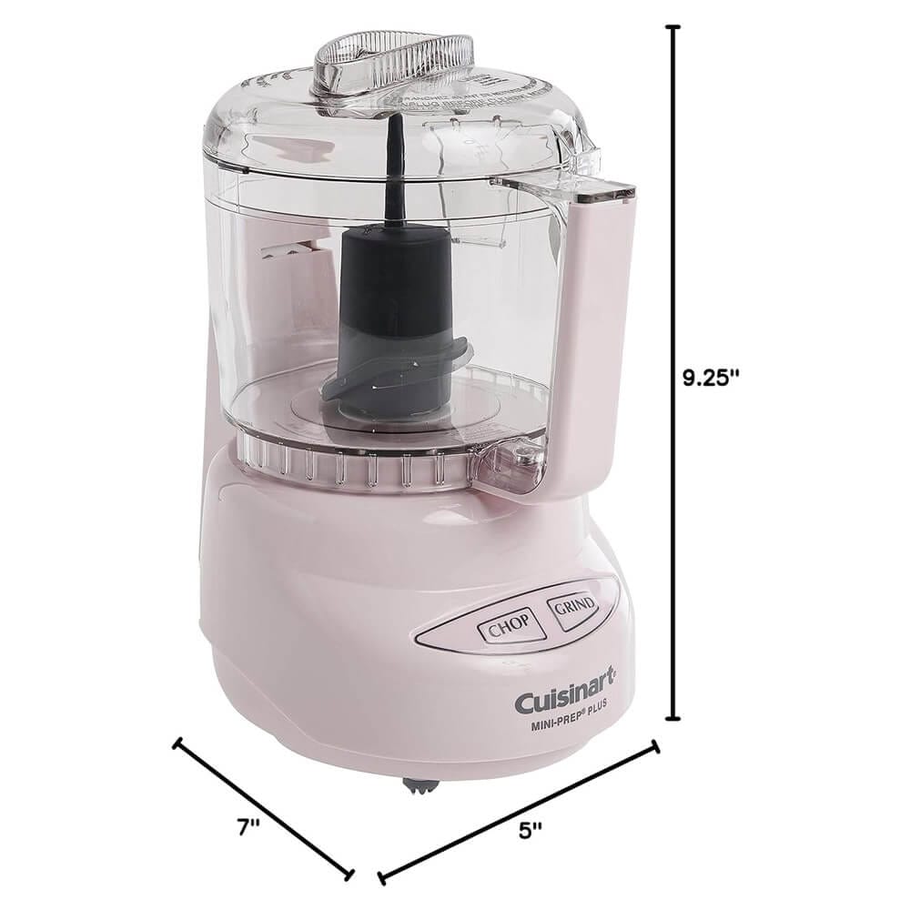 Cuisinart Mini-Prep Plus 3-Cup Food Processor, Light Pink (Factory Refurbished)