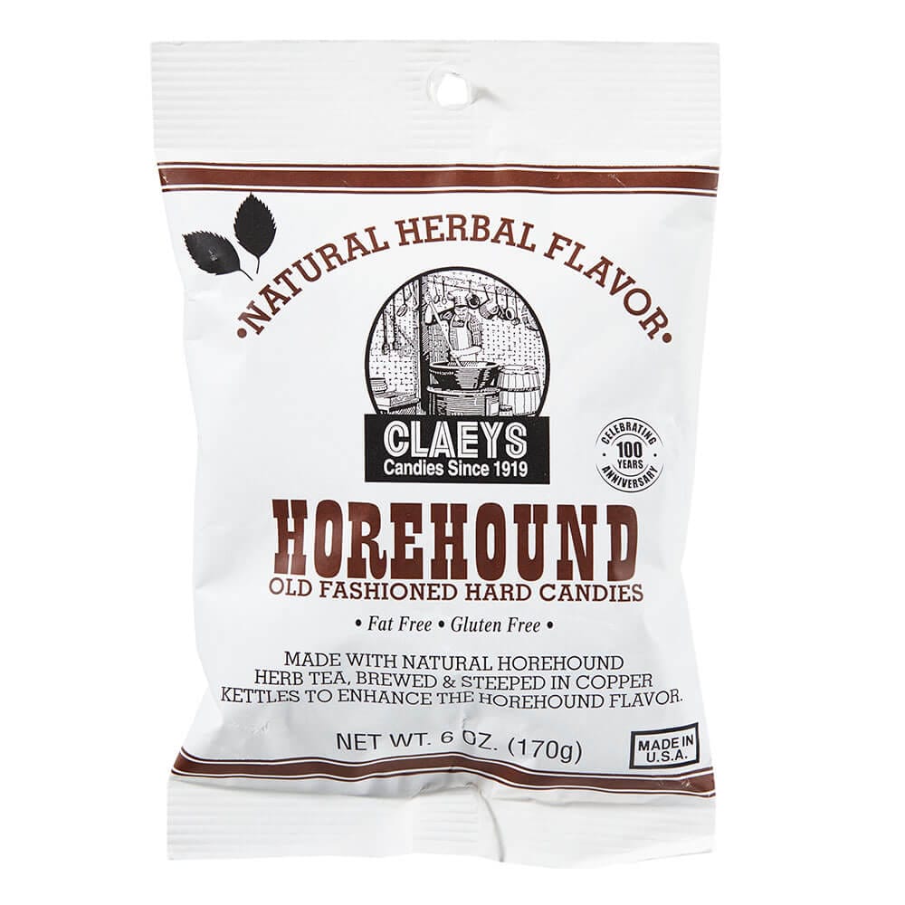 Claeys Horehound Old Fashioned Hard Candy, 6 oz