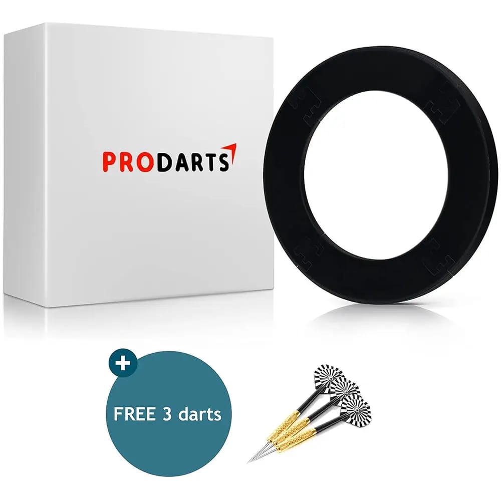 ProDarts Dartboard Surround Board, Black