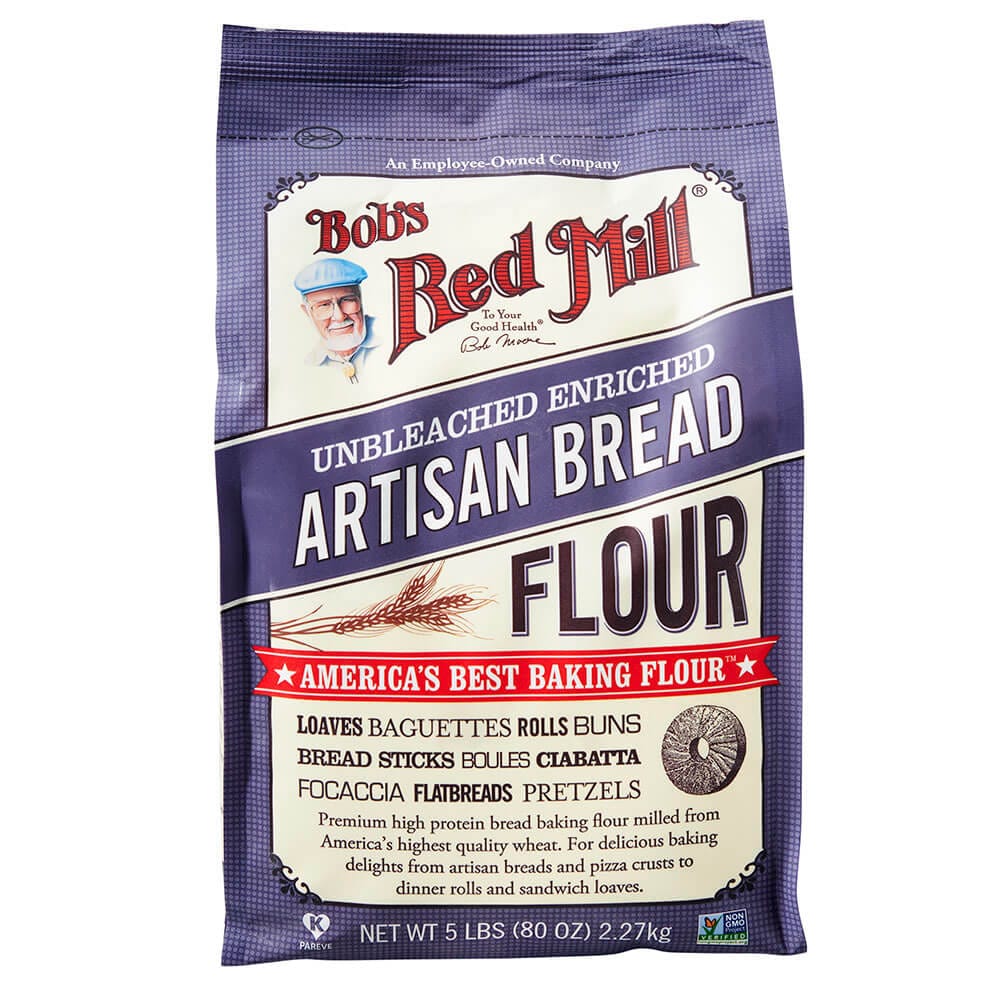 Bob's Red Mill Unbleached Artisan Bread Flour, 5 lbs