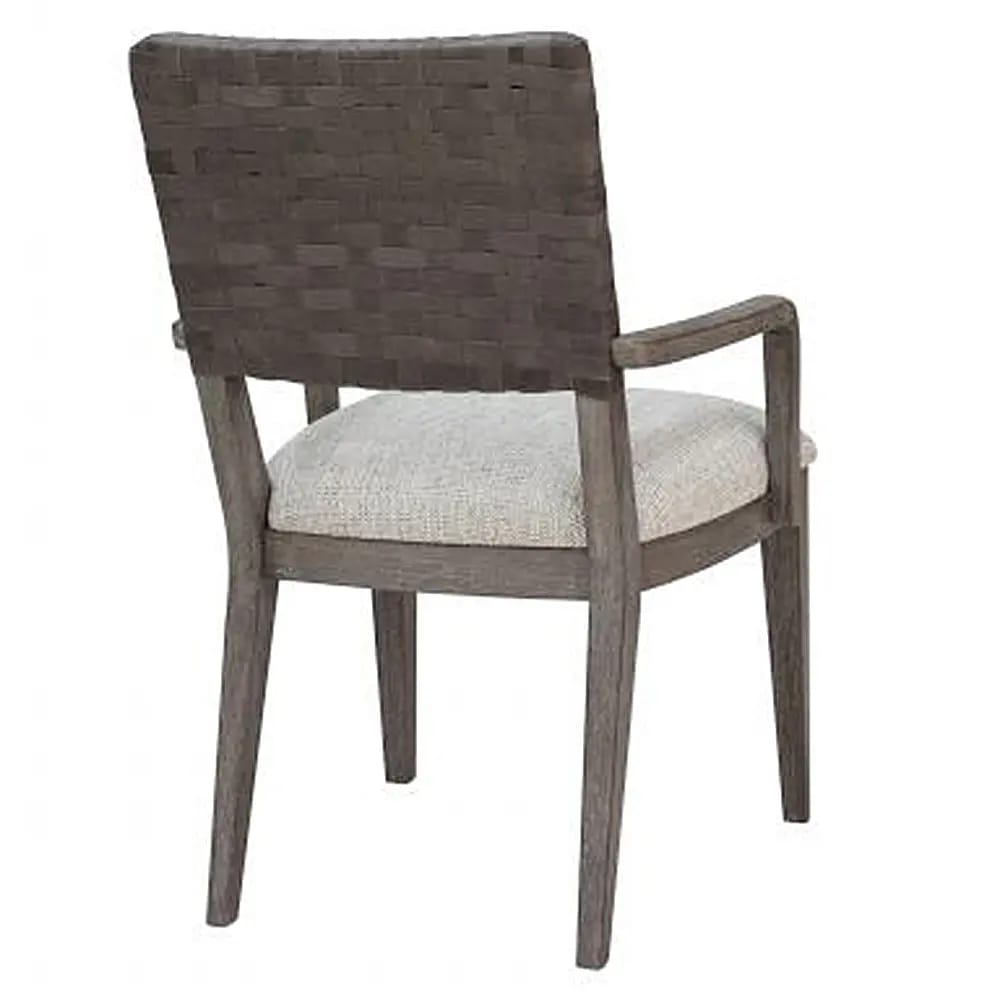Drew & Jonathan Home Castleton Upholstered Arm Chair, Set of 2, Gray