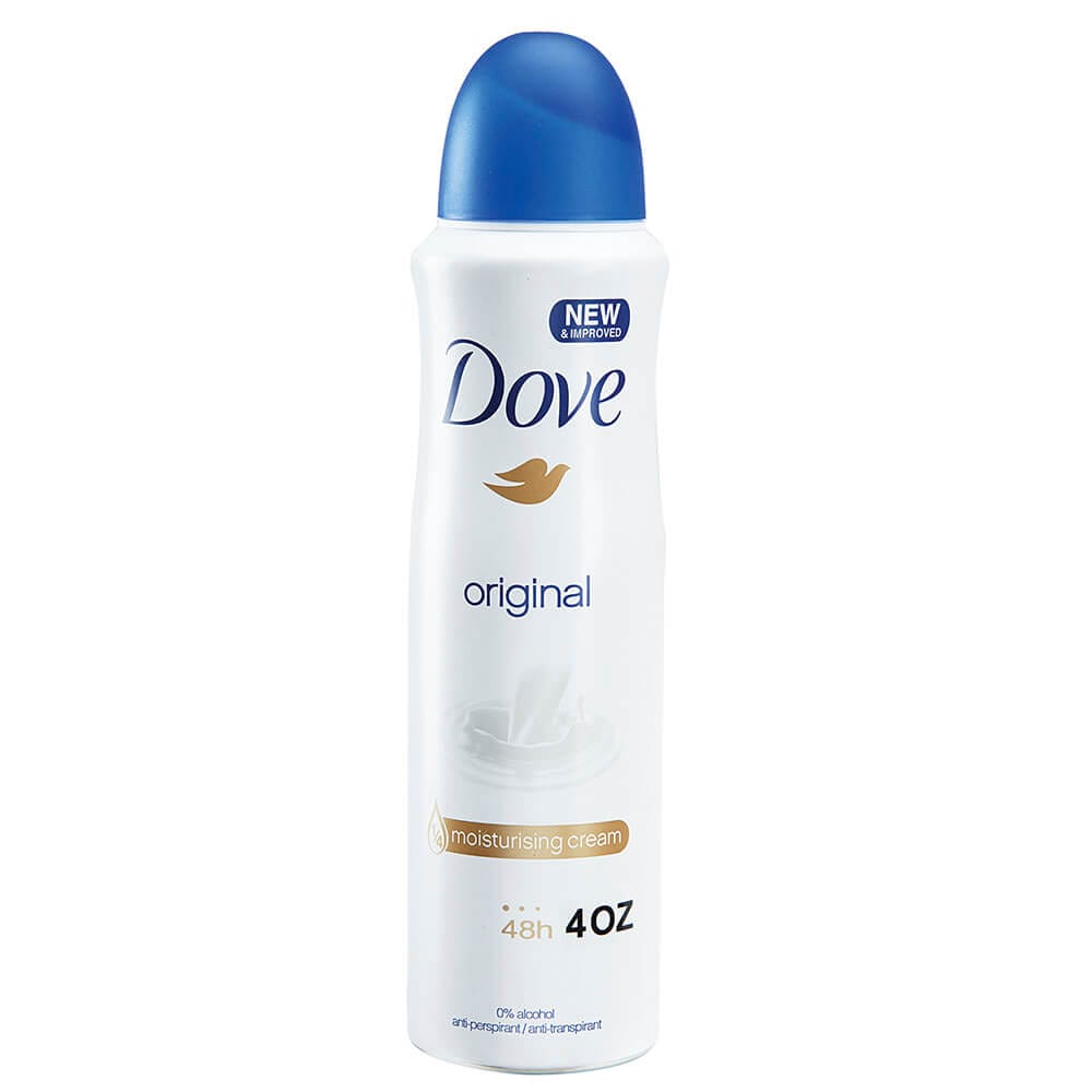 Dove Original Moisturising Anti-Transpirant Antiperspirant Spray, 4-5 oz