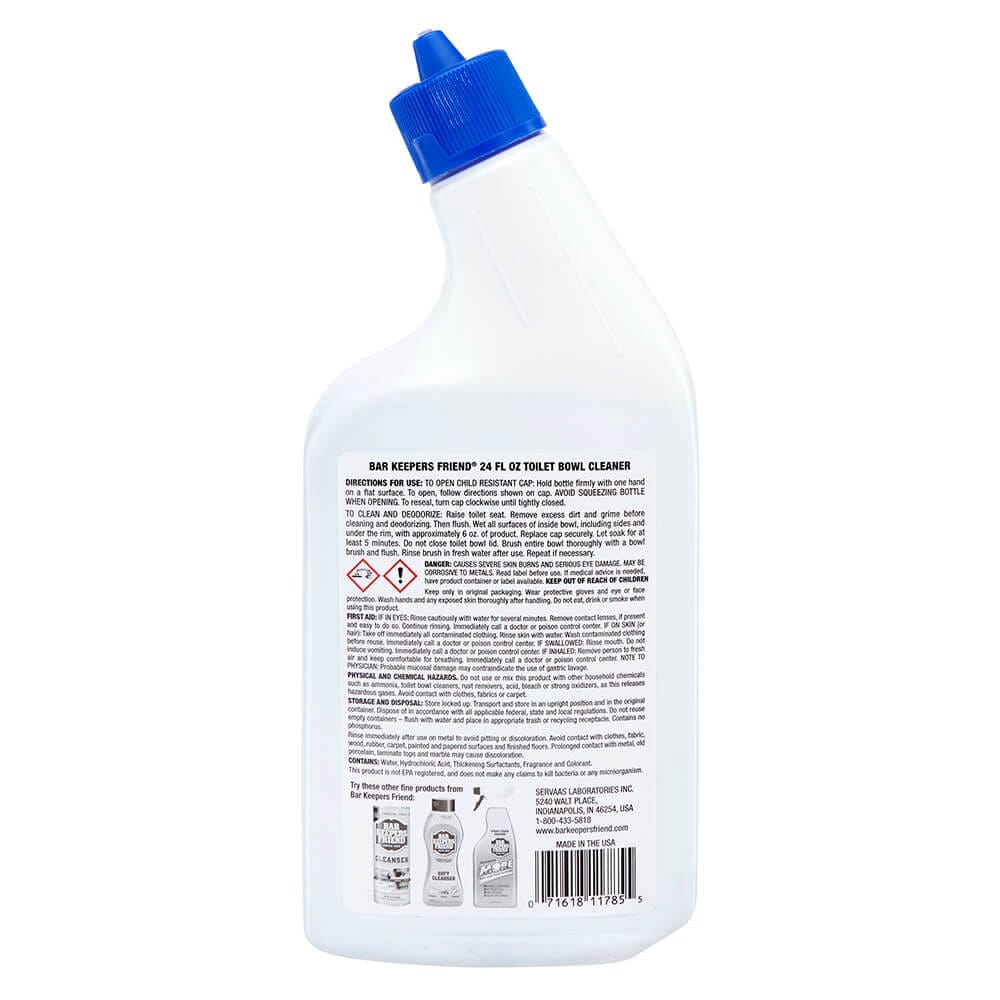 thumbnail image 2 of Bar Keepers Friend Toilet Bowl Cleaner – 3 Pack, 24 Fl Oz Each, Extra Thick Gel 2 of 5