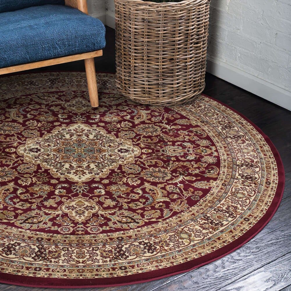 Valencia Area Rug, 5'5" Round 1 Million Point