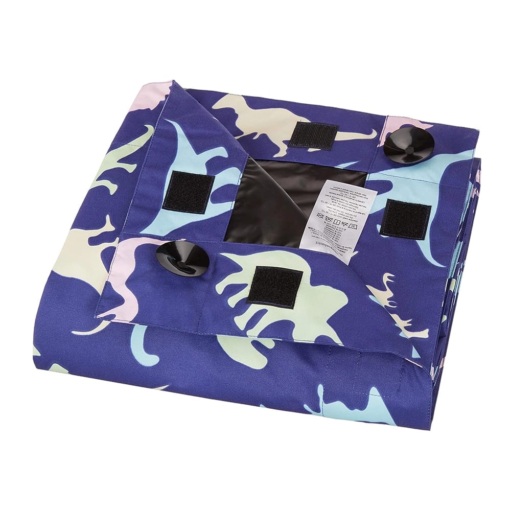 Portable Kids Travel Blackout Curtain Shade with Suction Cups, Multi-Color Dinosaurs