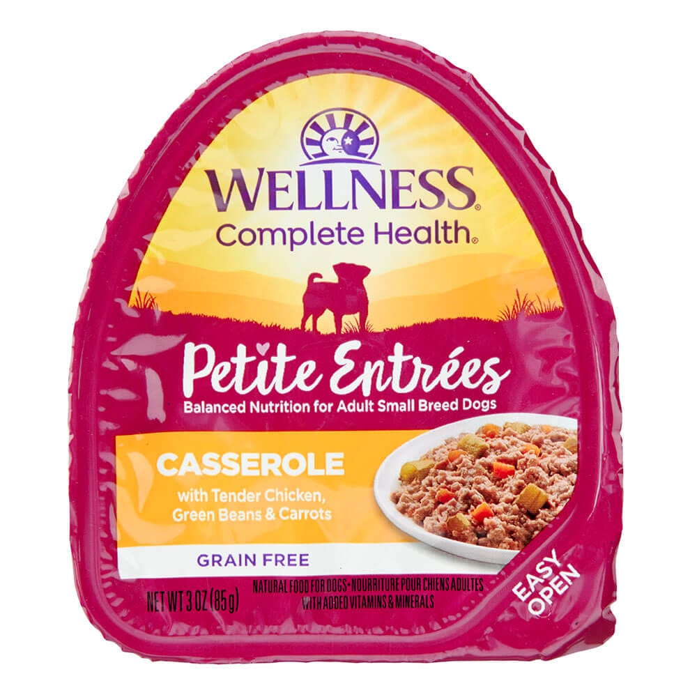 Wellness Complete Health Grain Free Casserole Dog Food, 3 oz