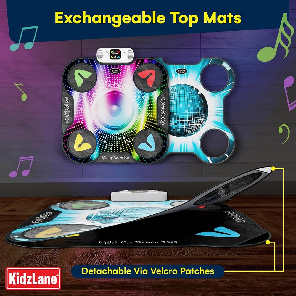 Kidzlane Light Up DJ Dance Mat, Multi-Color
