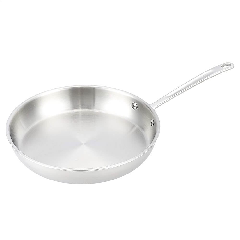 Tri-Ply Stainless Steel Aluminum-Clad 8" Fry Pan