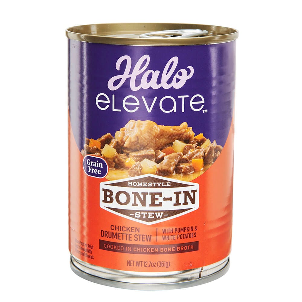 Halo Elevate Homestyle Bone-In Stew Dog Food, 12.7 oz