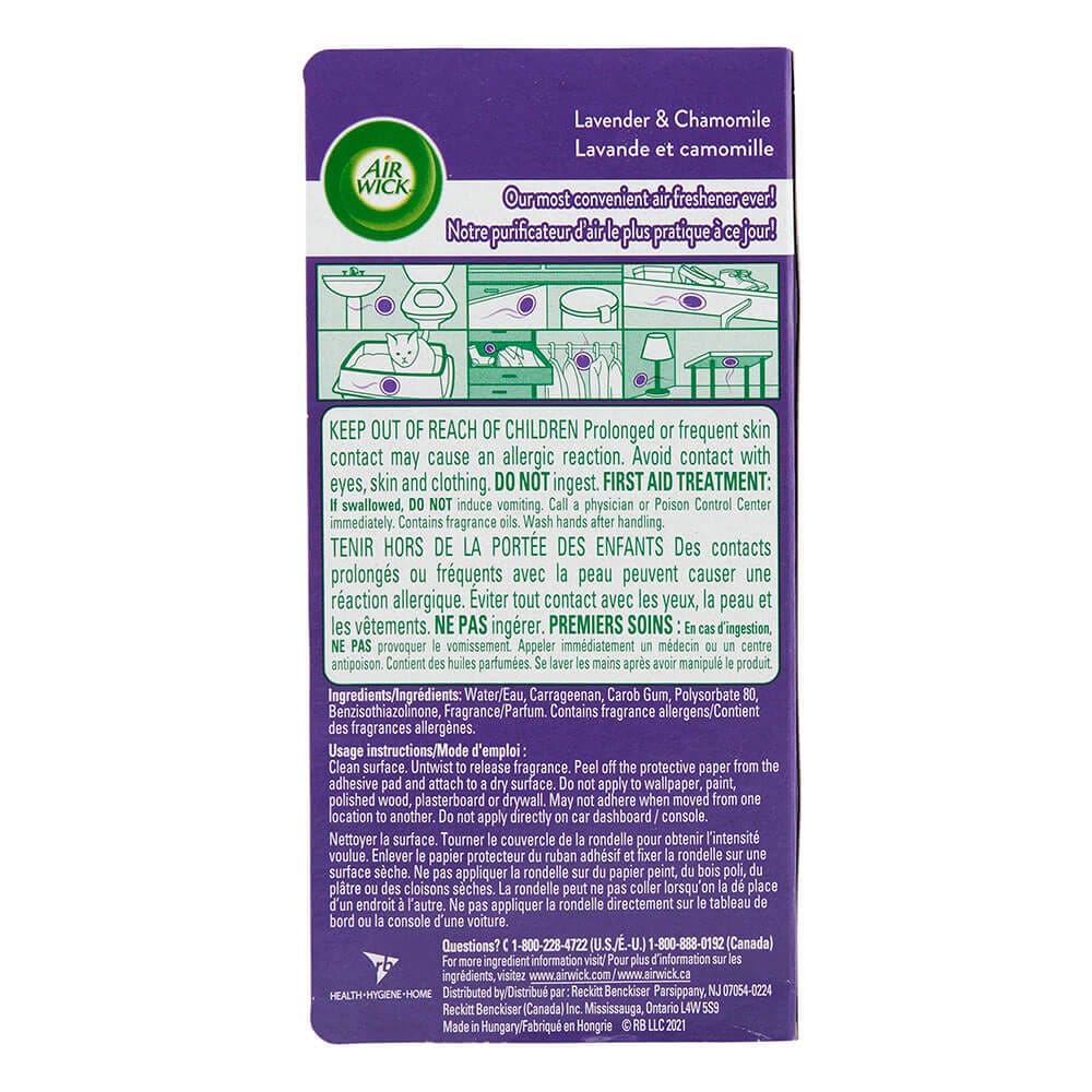 Air Wick Fresh New Day Lavender & Chamomile Stick Ups, 2 Count