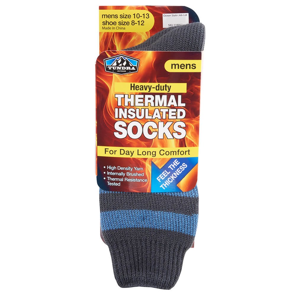 Tundra Outdoor Heavy-Duty Men's Thermal Insulated Socks