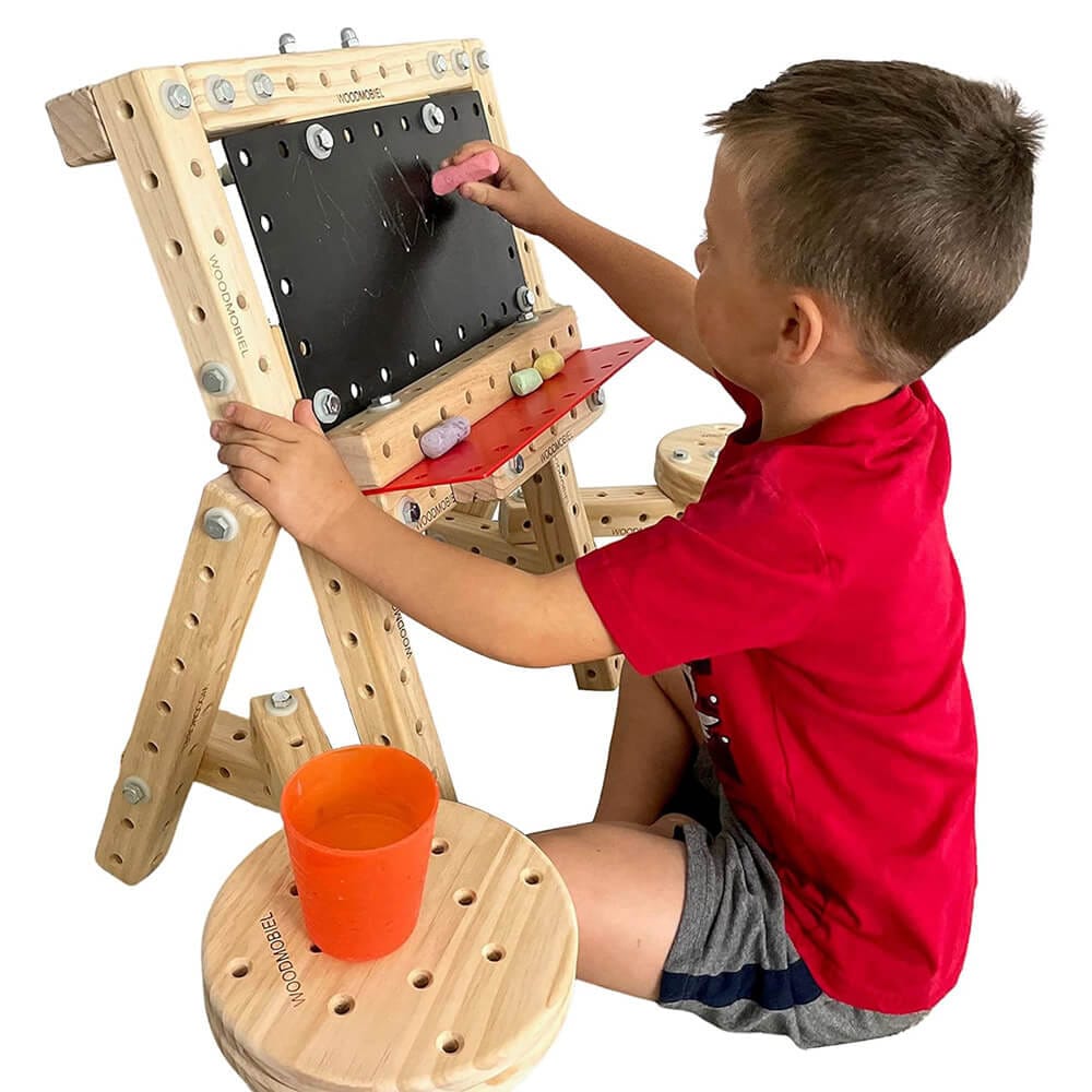 Funphix 272-Piece Wooden Building Blocks Set for Kids