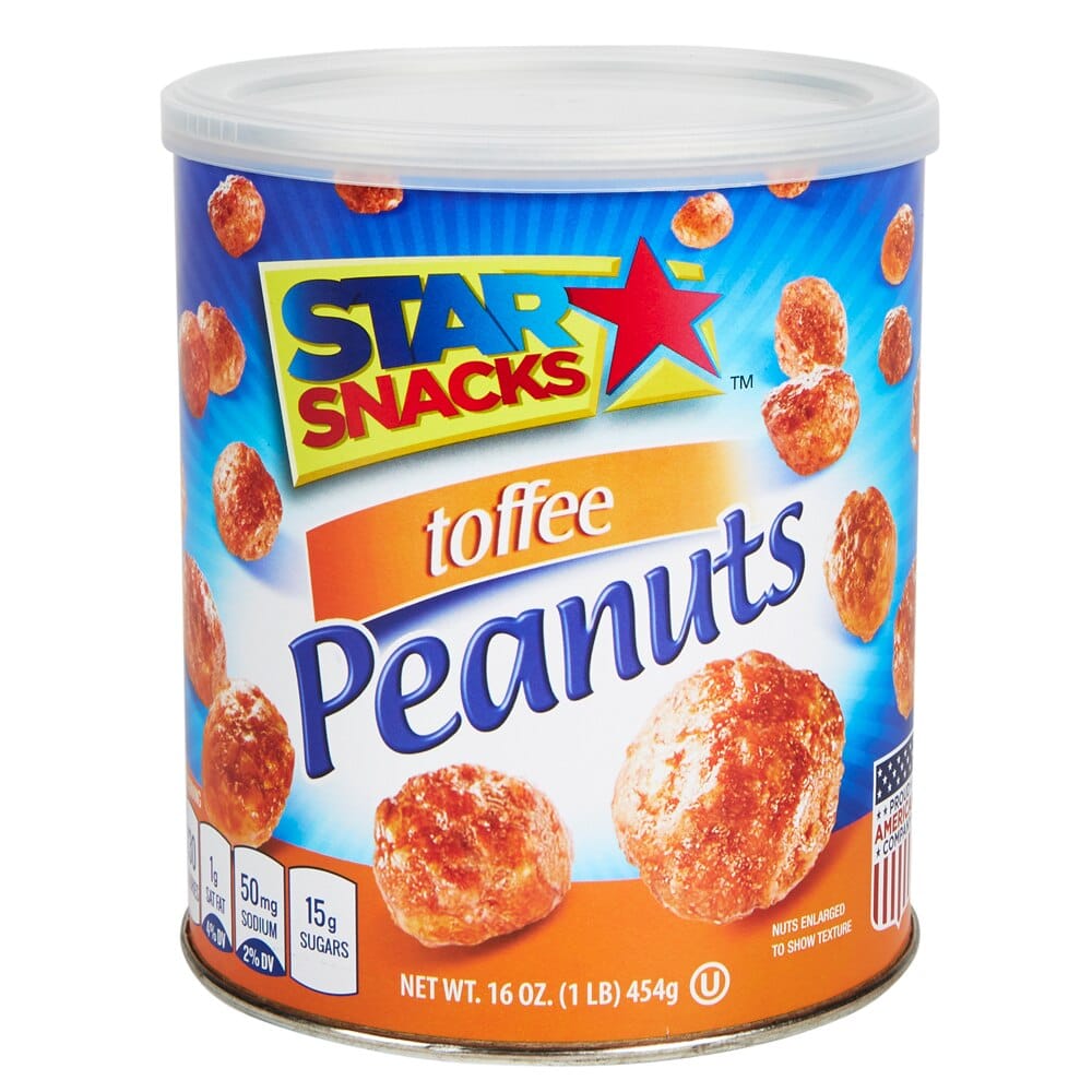 Star Snacks Toffee Peanuts, 16 oz
