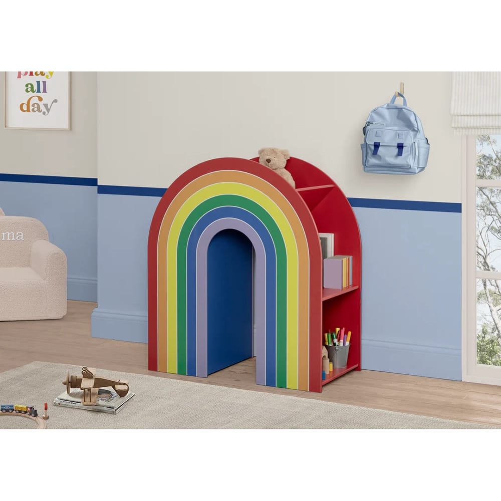 Delta Children Rainbow Bookcase