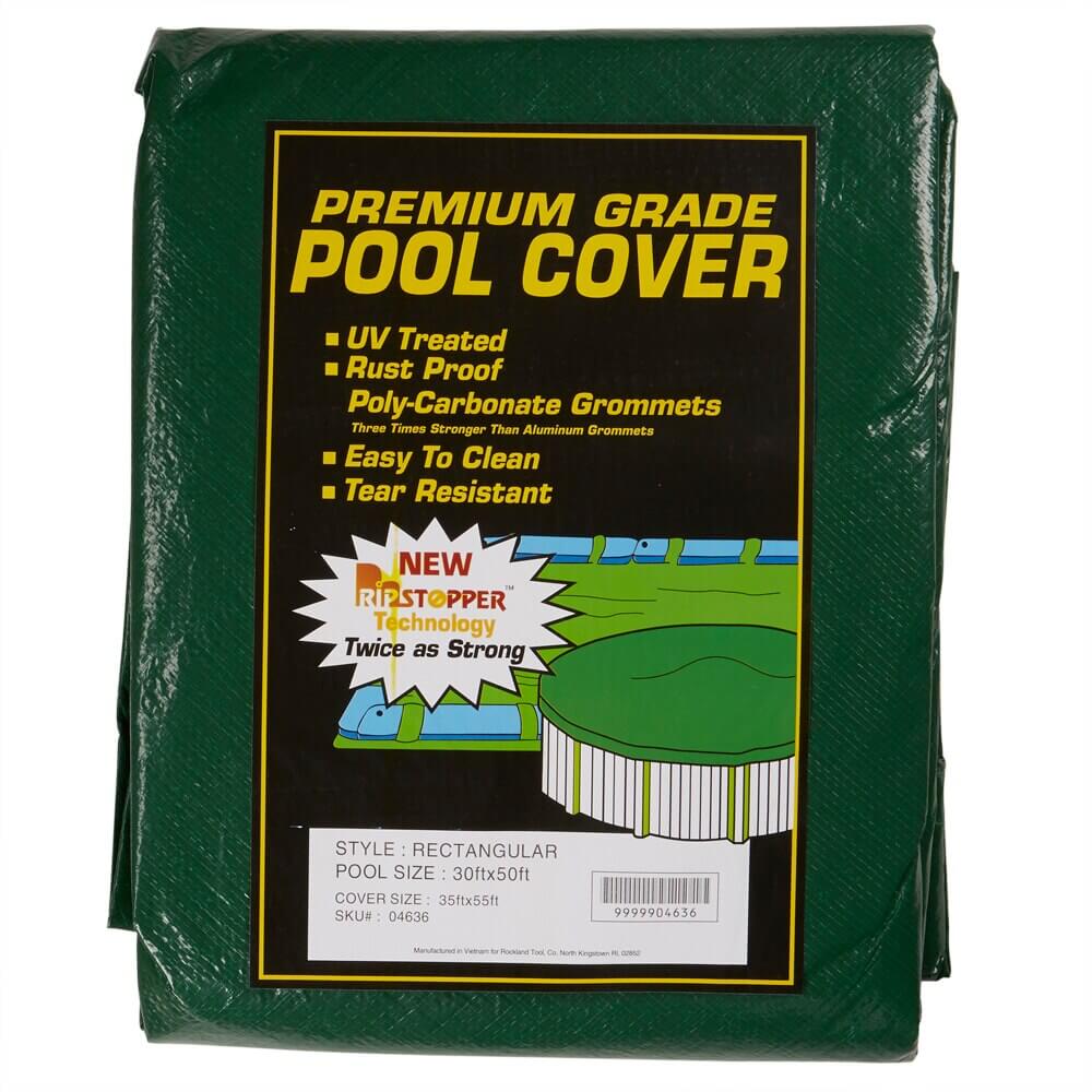 Premium Grade Rectangular Winter Pool Cover, 35' x 55'