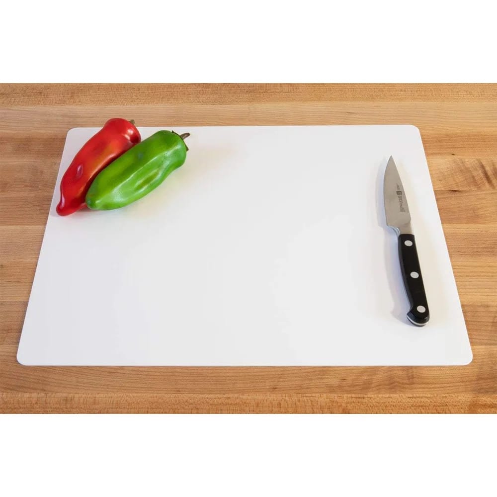 Thirteen Chefs Commercial Grade White Cutting Mats, 15" x 12", 4 Pack