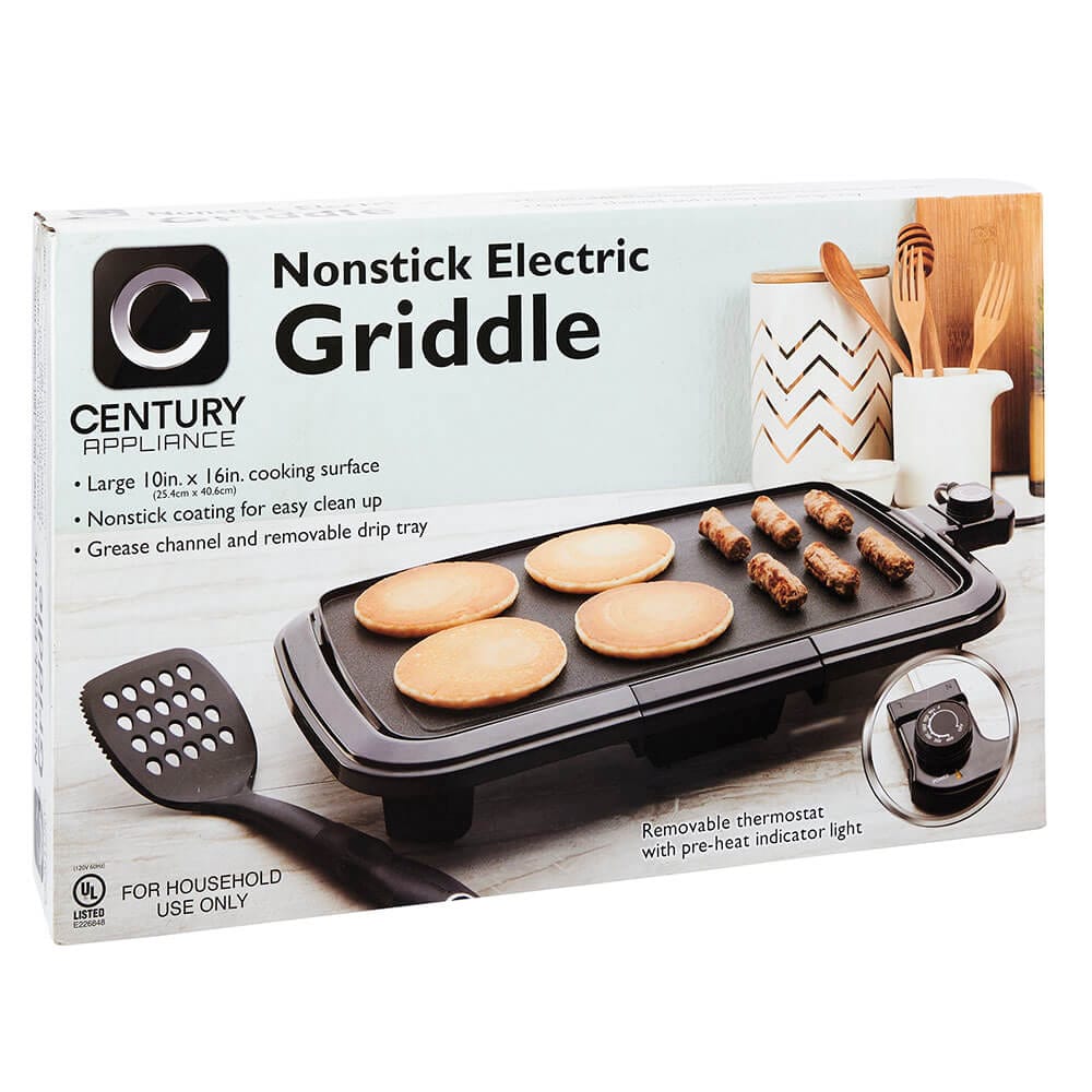 Century Large Nonstick Electric Griddle