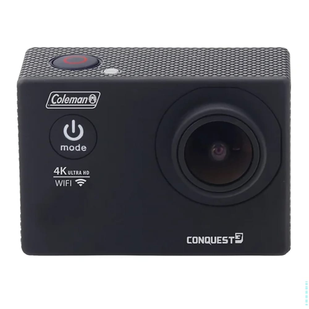 Coleman Conquest3 4K Ultra HD & 16.0 MP Waterproof Sports Camera Kit, Black