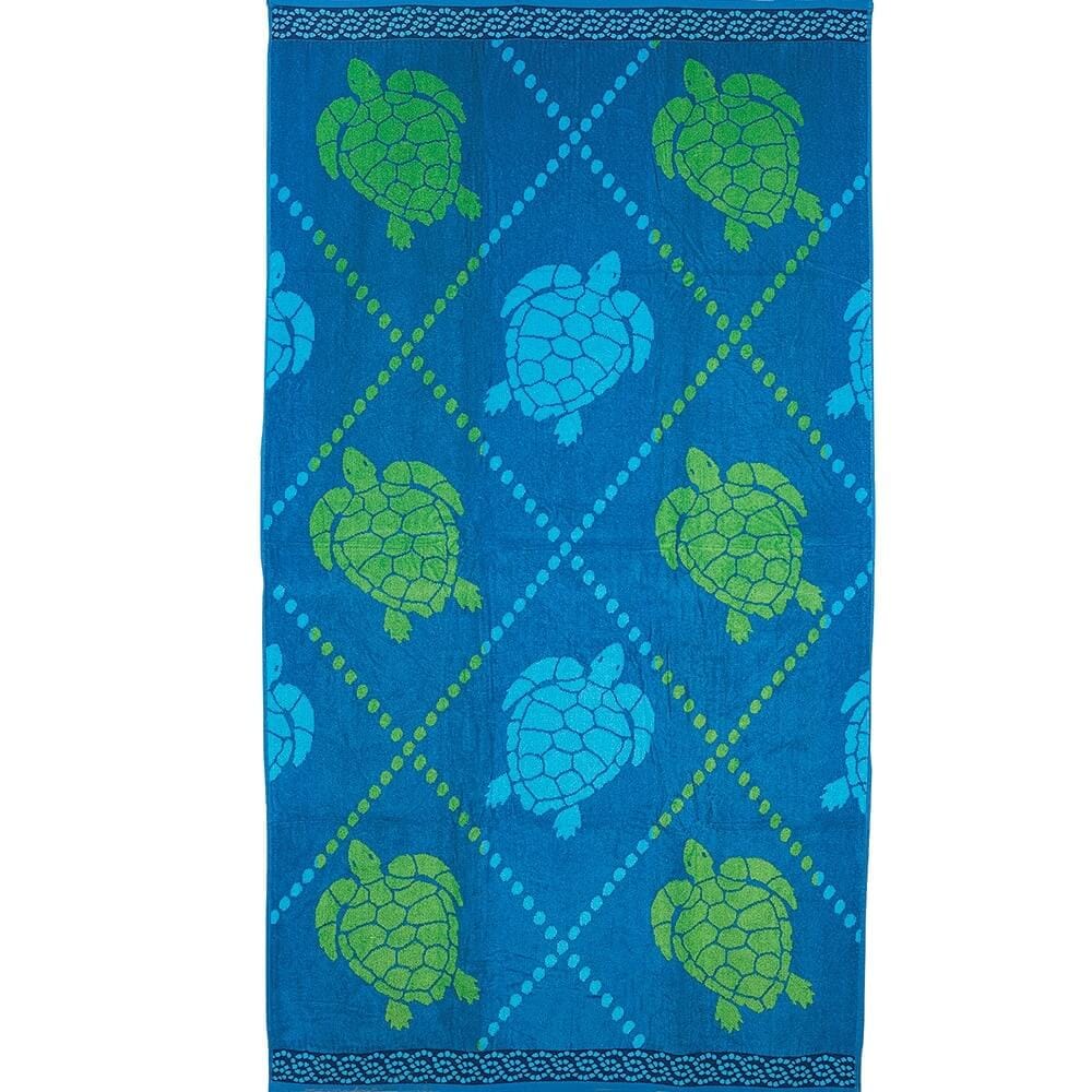 Heavyweight Jacquard Velour Beach Towel, 40" x 72"