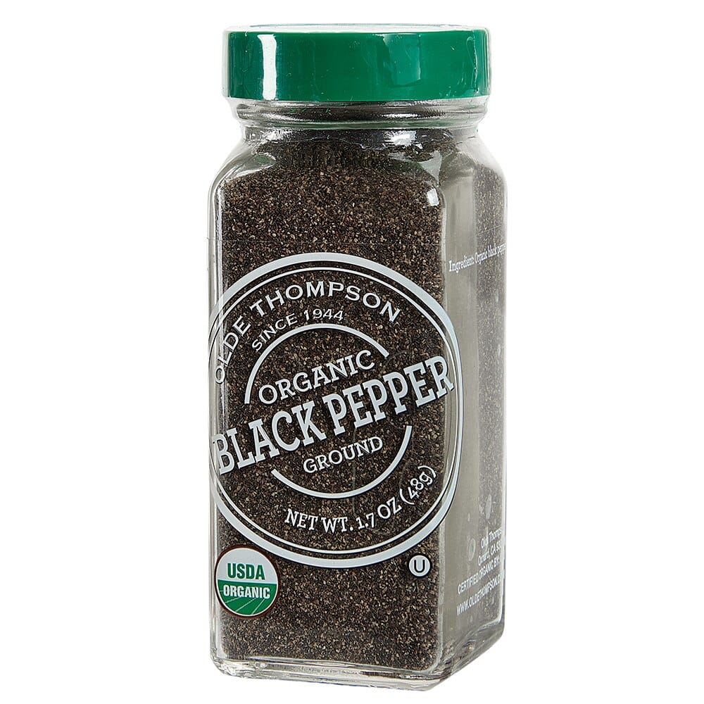 Olde Thompson Organic Ground Black Pepper, 1.7 oz