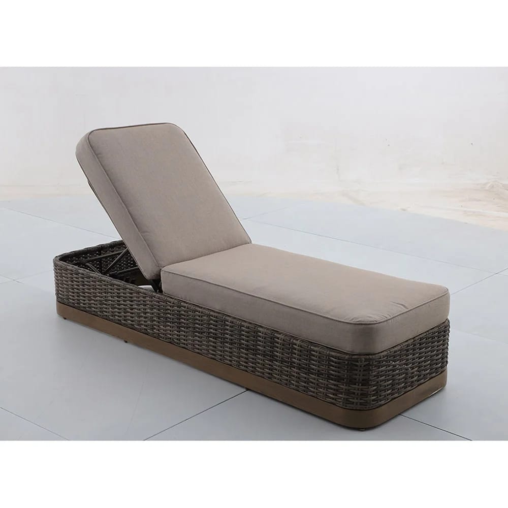 Home Decorators Collection Avondale Resin Wicker Chaise, Brown