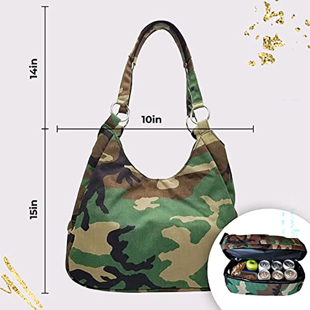 PortoVino Swankey Wine Purse, Camo