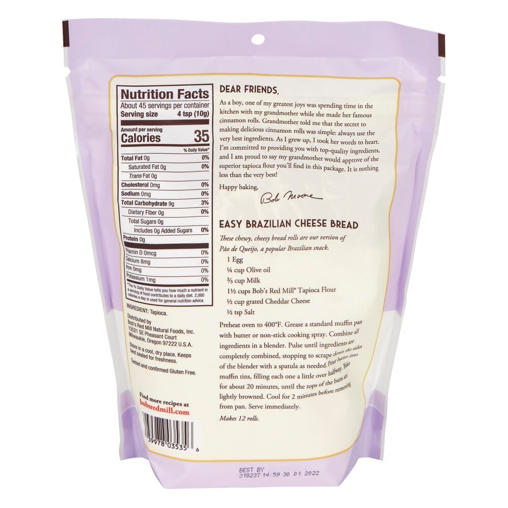 Bob's Red Mill Finely Ground Tapioca Flour, 16 oz