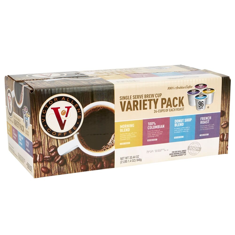 Victor Allen's Variety Pack Coffee Cups, 96 Count