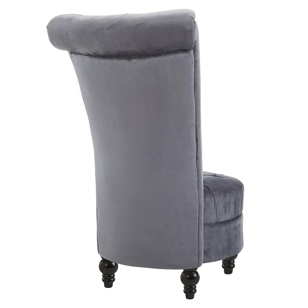 HomCom High Back Accent Chair, Gray