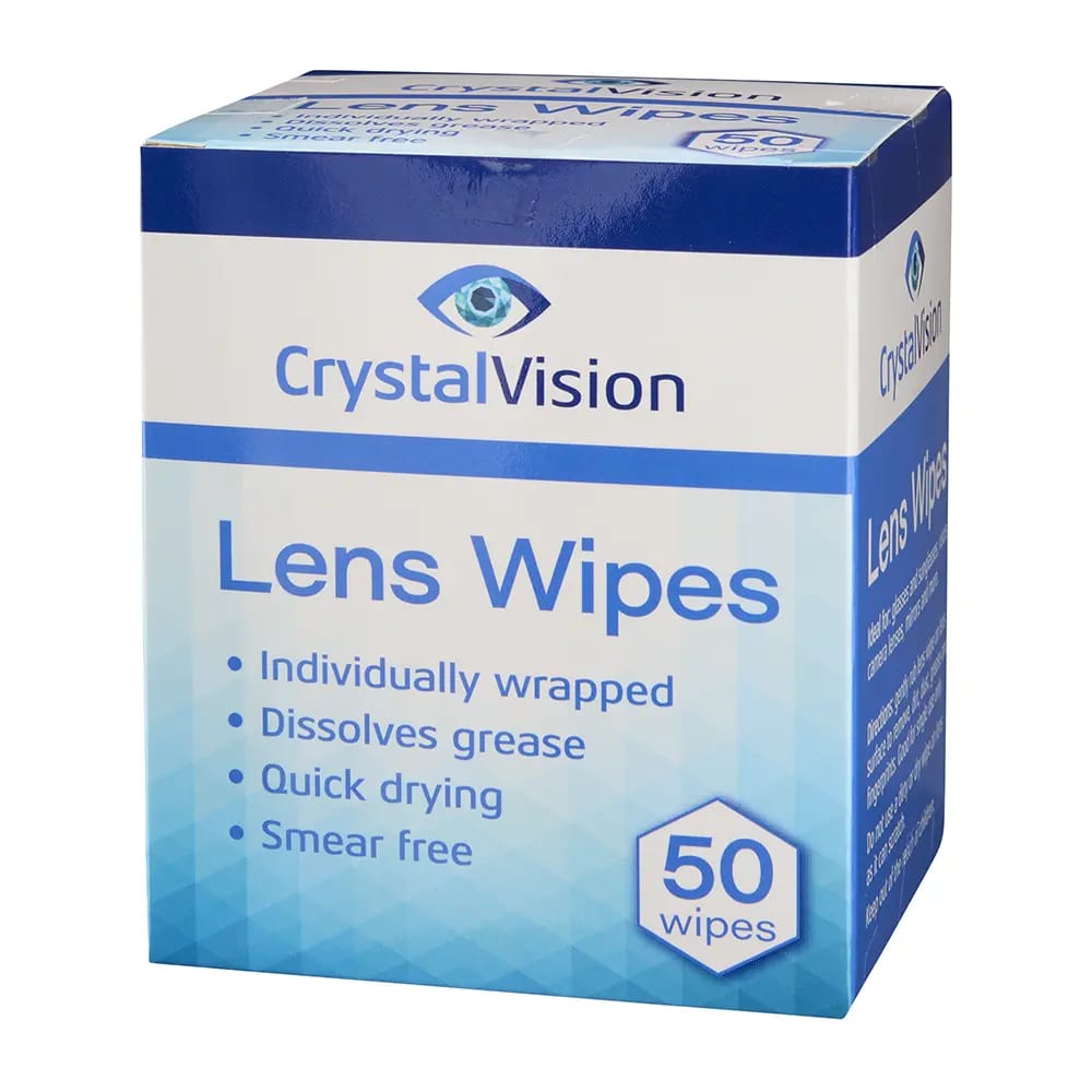 Crystal Vision Lens Cleaning Wipes, 50ct.