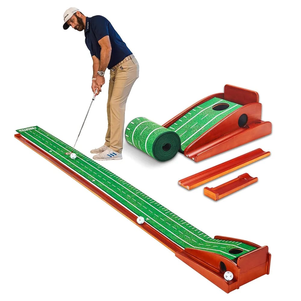 Perfect Practice Compact Indoor Golf Putting Mat, 8' x 7.5"