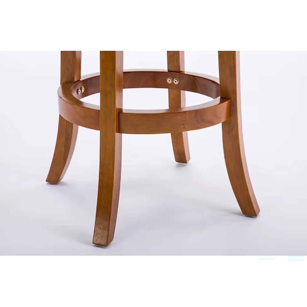 Boraam Industries 29" Counter Height Swivel Bar Stool, Fruitwood