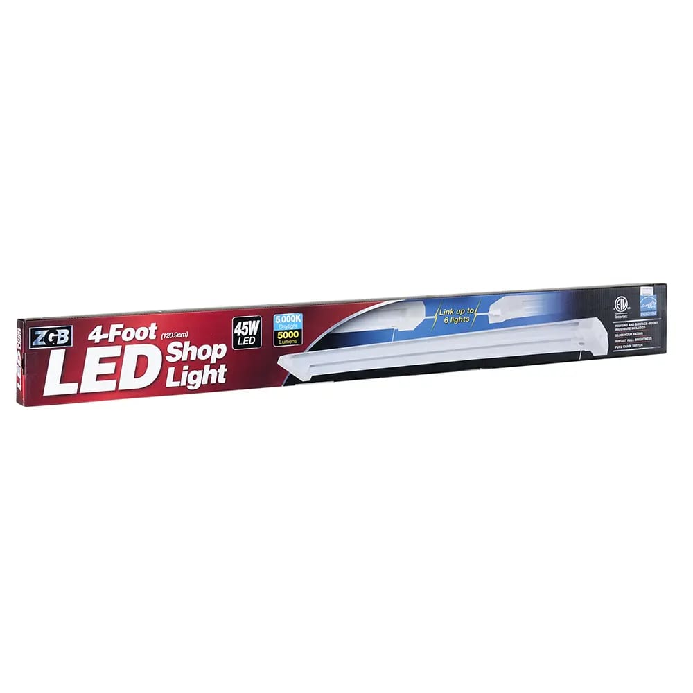 ZGB 45W LED Shop Light, 4'