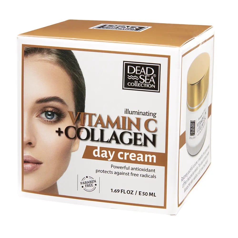 Dead Sea Vitamin C + Collagen Face Cream, 1.69 fl.
