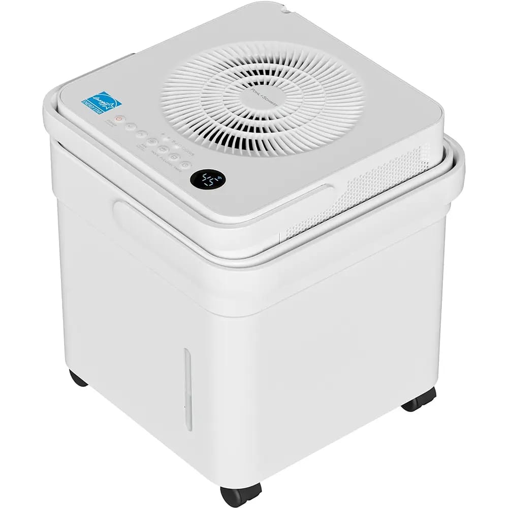 Pohl+Schmitt 50-Pint Portable Dehumidifier, White